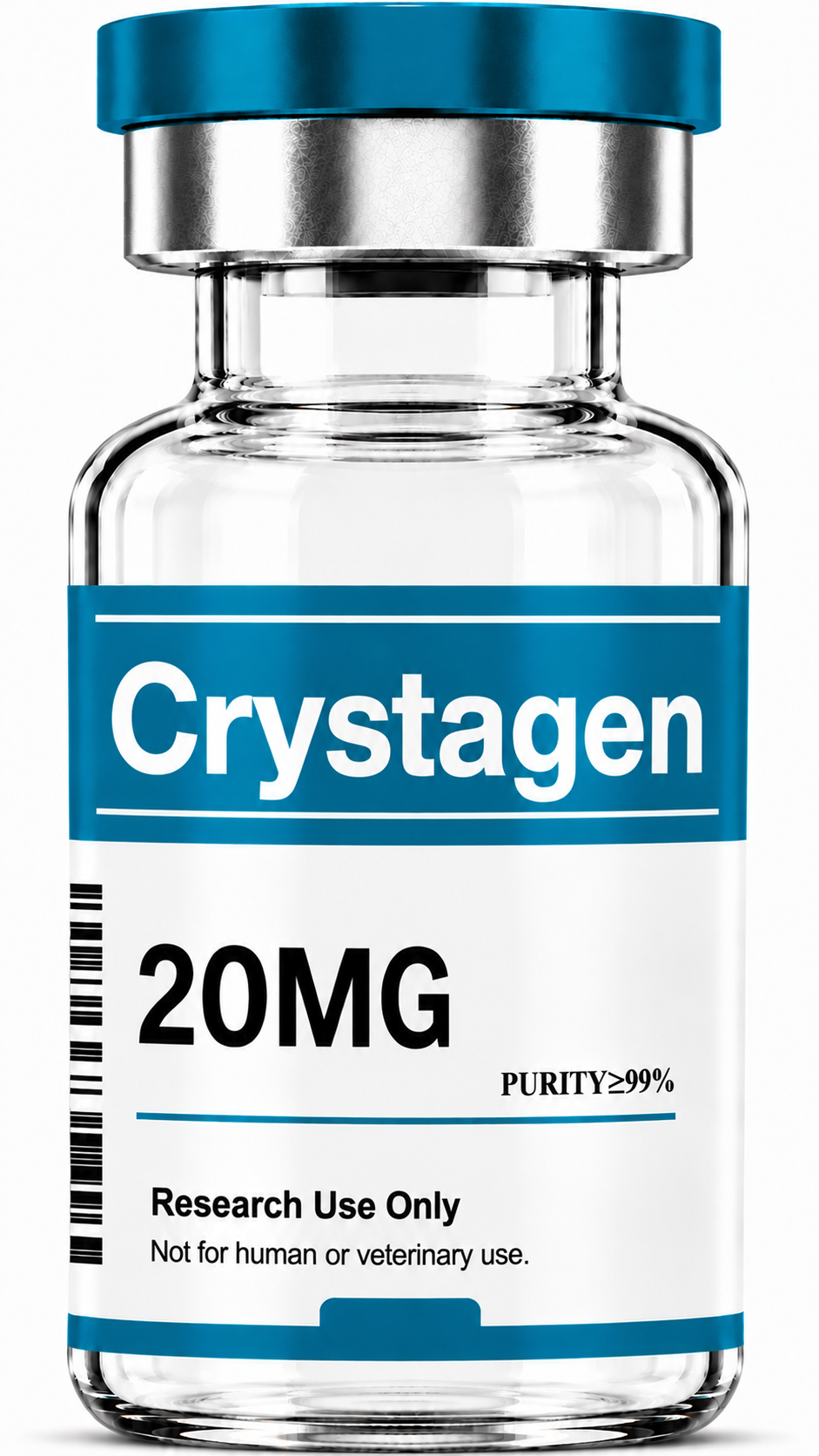 Crystagen lyophilized research vial